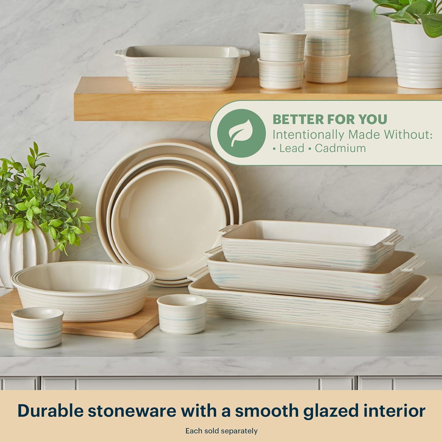 image:imagePyrex 8Piece 6oz Ceramic Ramekin Bakeware Set Nonstick Souffle Oven Pans Bakers For Baking Roasting Steaming8 Piece