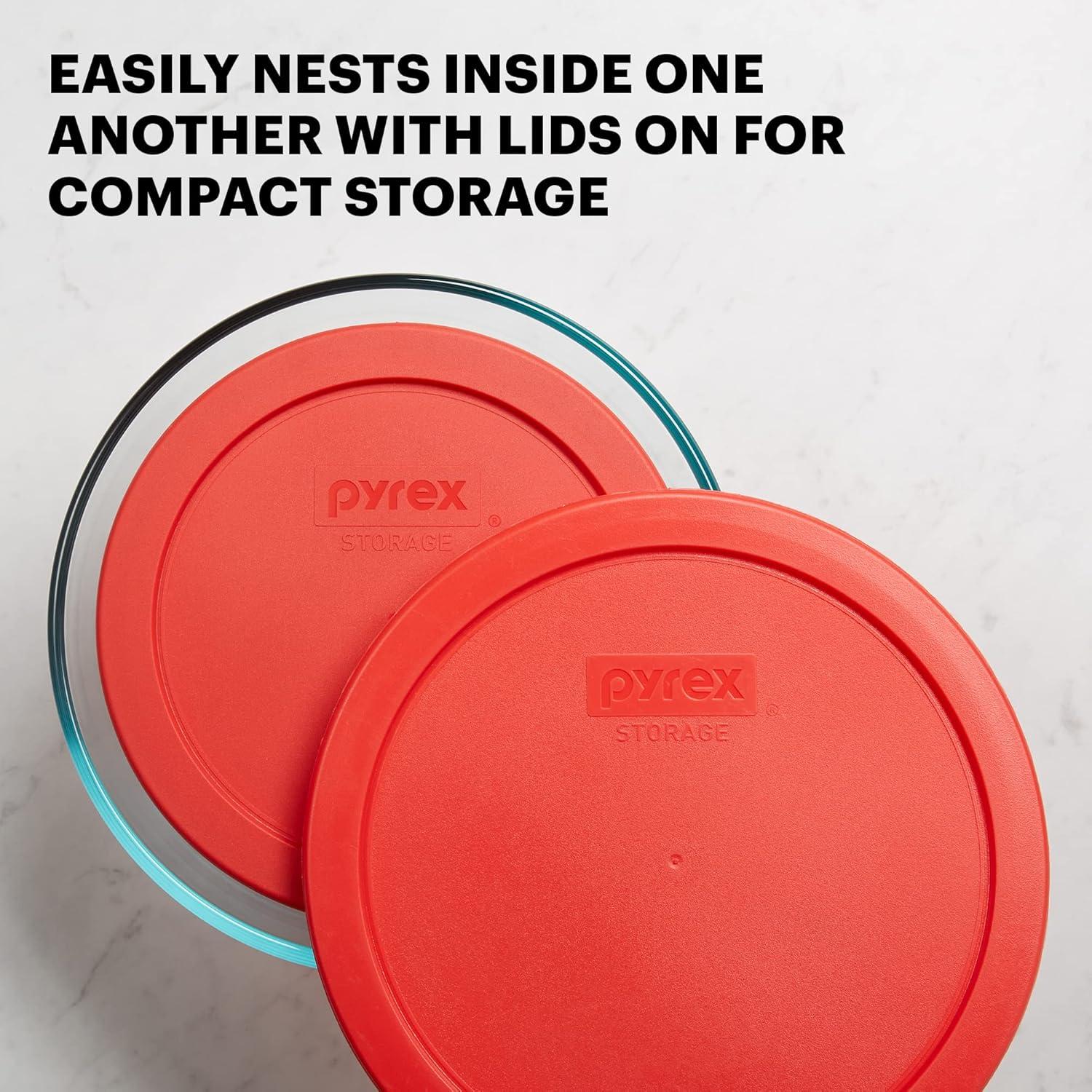 image:imagePyrex Simply Store 3Pack Rectangular Glass Food Storage Containers Set 3 6 amp 11 Cup Meal Prep Containers With Plastic BPAFree Lids Dishwasher amp Microwave Safe2 Pack Large