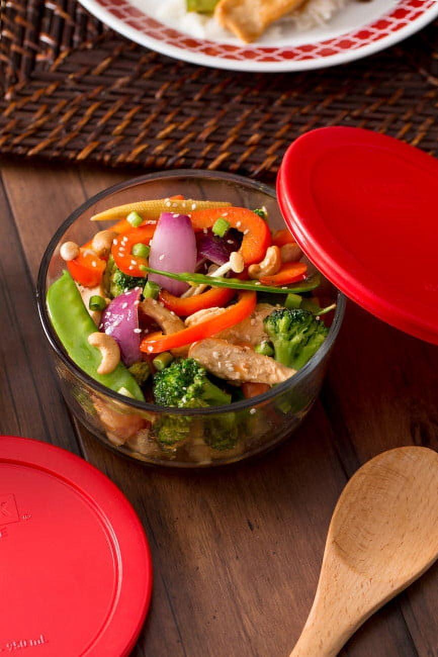 image:imagePyrex Simply Store 8Pack Small Glass Food Storage Containers Set 1 amp 2 Cup Meal Prep Containers With Plastic BPAFree Lids Dishwasher amp Microwave Safe8 Pack Medium