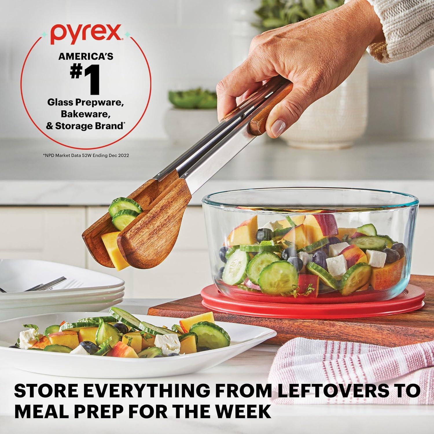 image:imagePyrex Simply Store 8Pack Small Glass Food Storage Containers Set 1 amp 2 Cup Meal Prep Containers With Plastic BPAFree Lids Dishwasher amp Microwave Safe9 Pack