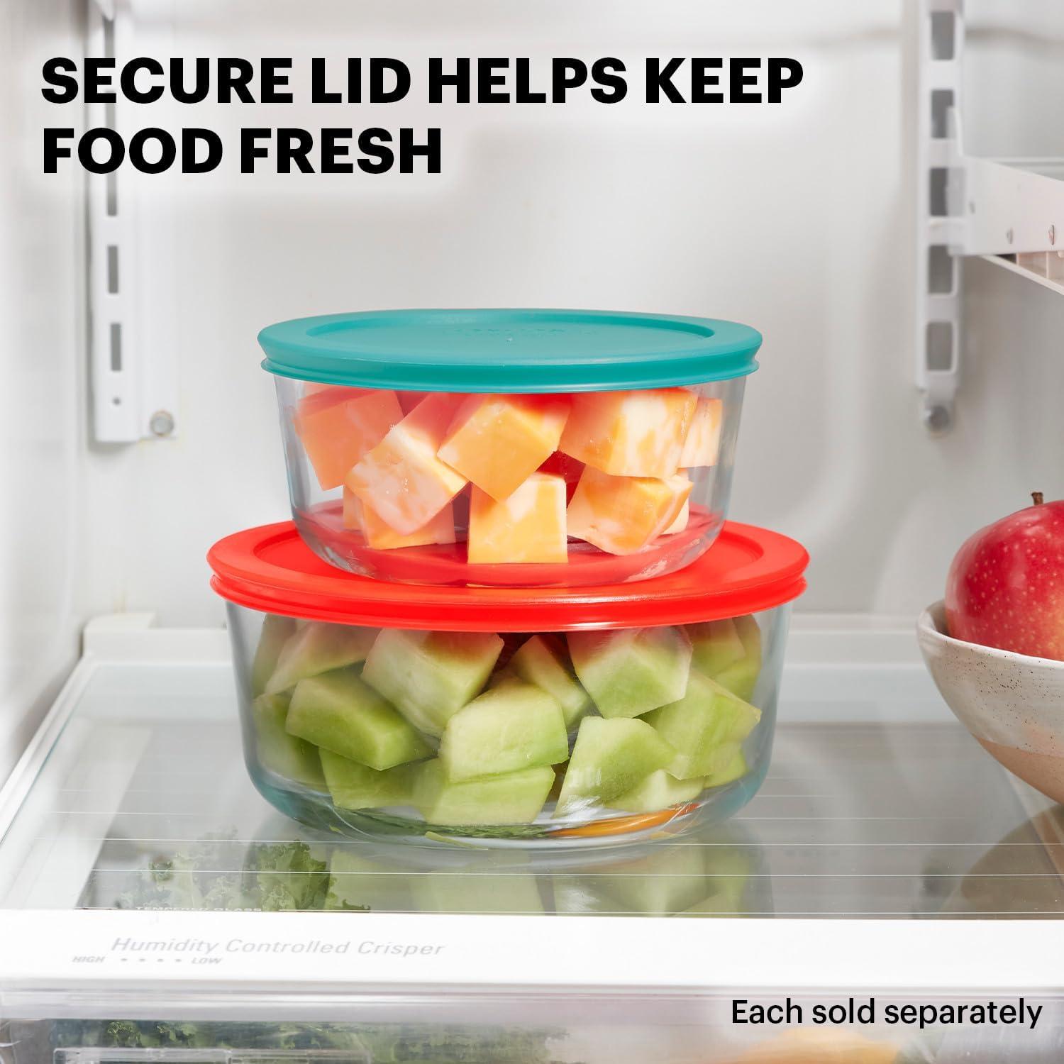 image:imagePyrex Simply Store 8Pack Small Glass Food Storage Containers Set 1 amp 2 Cup Meal Prep Containers With Plastic BPAFree Lids Dishwasher amp Microwave Safe8 Pack Small