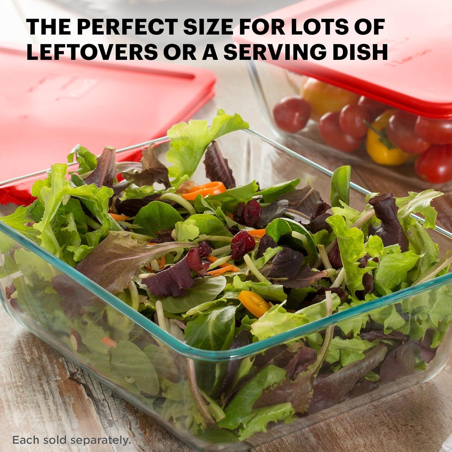 image:imagePyrex Simply Store Glass Food Storage Container Snug Fit NonToxic Plastic BPAFree Lids Freezer Dishwasher Microwave Safe 11 Cup11 Cup