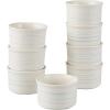 image:imagePyrex 8Piece 6oz Ceramic Ramekin Bakeware Set Nonstick Souffle Oven Pans Bakers For Baking Roasting Steaming8 Piece Ramekin