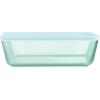 image:imagePyrex Colors Tinted 11 Cup Tinted Glass Large Rectangular Food Storage Container Snug Fit NonToxic Plastic BPAFree Lids Freezer Dishwasher Microwave Safe Aqua