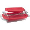 image:imagePyrex Easy Grab 4Piece Glass Bakeware Set